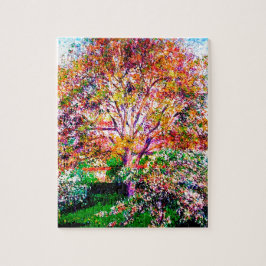 Walnoot en appelbomen in bloei Camille Pissarro Legpuzzel