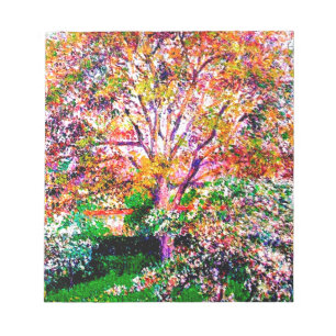 Walnoot en appelbomen in bloei Camille Pissarro Notitieblok