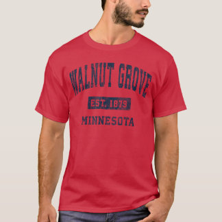 Walnoot Grove Minnesota MN Vintage Atletiek Sport T-shirt