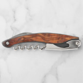 Walnoot (Hout Grain) faux Kurkentrekker (Achterkant)