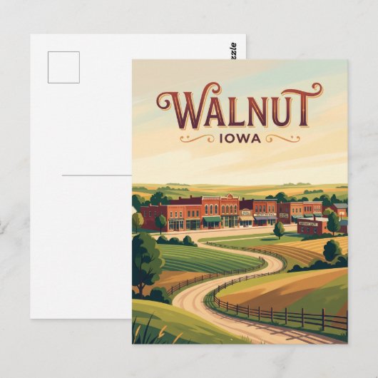 Walnoot VS Briefkaart (Voorkant / Achterkant)