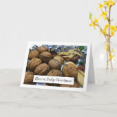 Walnoten en Braziliaanse noten Kaart (Gele Bloem)