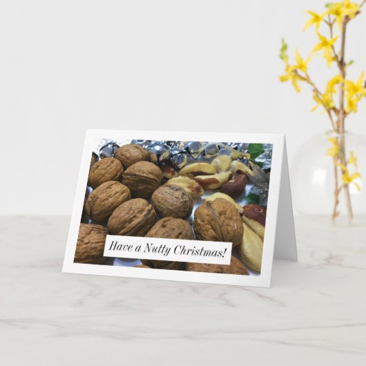 Walnoten en Braziliaanse noten Kaart (Gele Bloem)