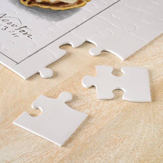 Walnoten (Juglans) Fruit Aquarel Schilderij Legpuzzel (Zijkant)