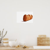 Walnoten op White Food Poster (Keuken)