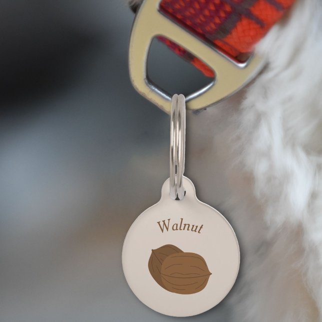 Walnoten Pet Tag Huisdierpenning (Walnuts Pet Tag)