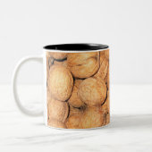 Walnoten Tweekleurige Koffiemok (Links)