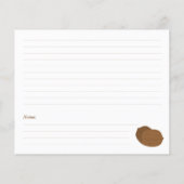 Walnoten Vrijgezellenfeest Recept Kaart (Achterkant)