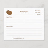 Walnoten Vrijgezellenfeest Recept Kaart (Voorkant)