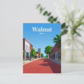 Walnoten VS Briefkaart (Staand voorkant)
