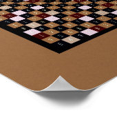 Walnut 1200 stuks pi poster (Hoek)
