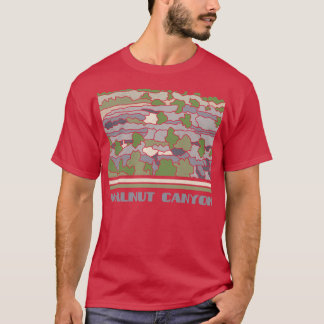 Walnut Canyon Nationaal Monument Natuur Lover Vint T-shirt