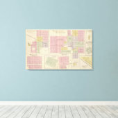 Walnut City, Rush Center, La Crosse, Kansas Canvas Afdruk (Insitu (Houten vloer))