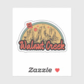 Walnut Creek, Arizona Sticker (Vel)