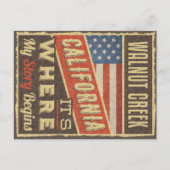 Walnut Creek California Briefkaart (Voorkant)