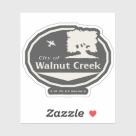 WALNUT CREEK CALIFORNIË STICKER