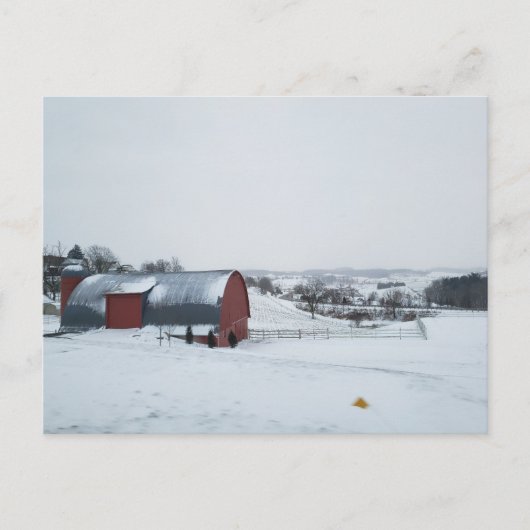 Walnut Creek, Ohio in de winter Briefkaart (Voorkant)
