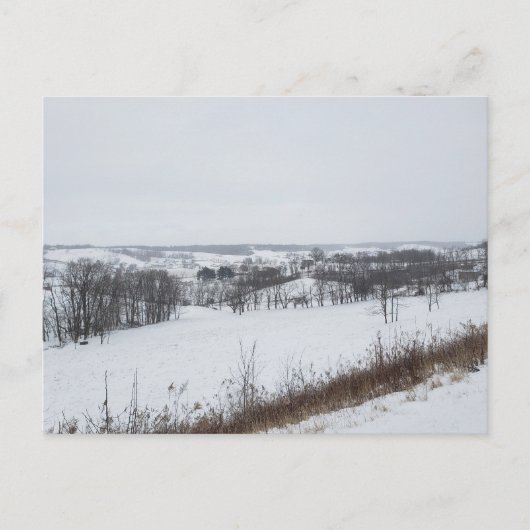 Walnut Creek, Ohio in de winter Briefkaart (Voorkant)
