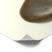 Walnut Heart Spoon met aardbeien Poster (Hoek)