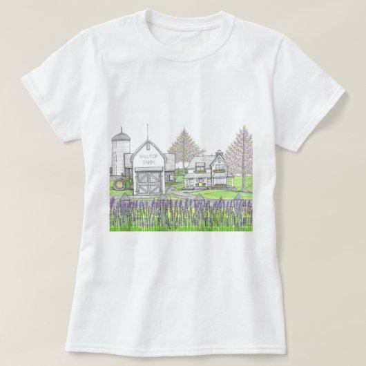 Walnut Hill Boerderij Tshirt (Design voorkant)