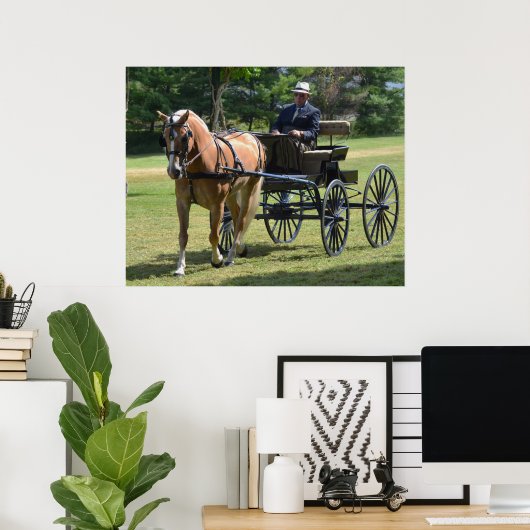 Walnut Hill Carriage Driving Horse Show Poster (Thuiskantoor)