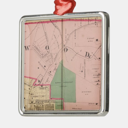 Walnut Hills, Ohio Metalen Ornament (Links)