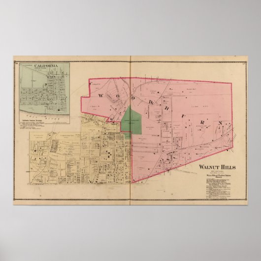 Walnut Hills, Ohio Poster (Voorkant)