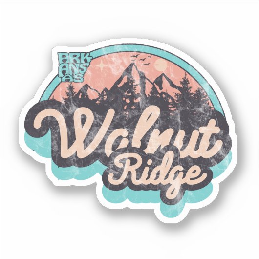 Walnut Ridge, Arkansas  Sticker (Voorkant)