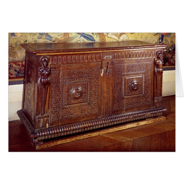 Walnut Sideboard, Lyonnais School (Voorkant Horizontaal)