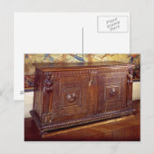 Walnut Sideboard, Lyonnais School Briefkaart (Voorkant / Achterkant)