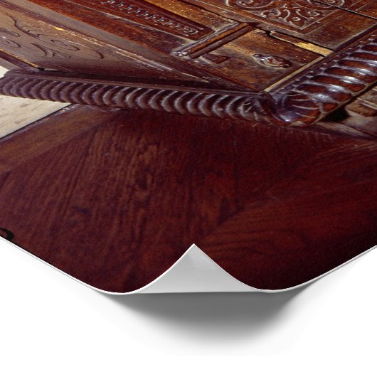 Walnut Sideboard, Lyonnais School Poster (Hoek)