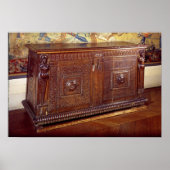 Walnut Sideboard, Lyonnais School Poster (Voorkant)