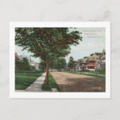 Walnut St., Montclair, NJ Vintage Briefkaart (Voorkant)