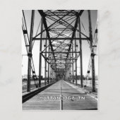 WALNUT STREET BRIDGE - CHATTANOGA, TN BRIEFKAART (Voorkant)