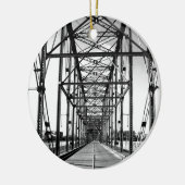 WALNUT STREET BRIDGE - CHATTANOGA, TN KERAMISCH ORNAMENT (Links)