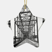 WALNUT STREET BRIDGE - CHATTANOGA, TN KERAMISCH ORNAMENT (Links)