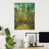 Walong Tranquil Kozan-ji Forest Kyoto Japan Poster (Thuiskantoor)