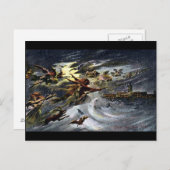 Walpurgis Night Witches Dance 3 briefkaart (Voorkant / Achterkant)