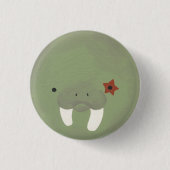 walrus 1 ronde button 3,2 cm (Voorkant)