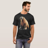 Walrus Animal Motif Illustration Walrus T-shirt (Voorkant volledig)