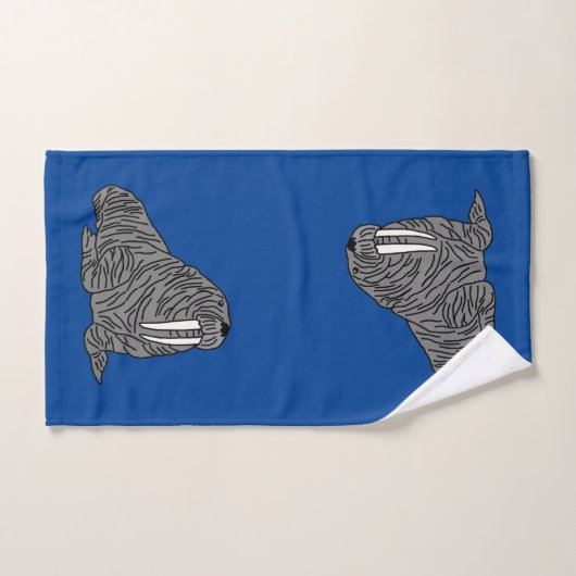 Walrus Bad Handdoek (Handdoek)