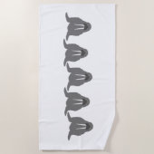 Walrus Beach Towel Strandlaken (Voorkant)