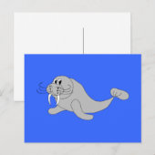 Walrus Briefkaart (Voorkant / Achterkant)