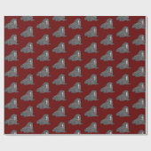 Walrus Cadeaupapier (Vlak)