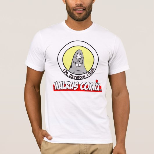Walrus Comix Mannen-Shirt (Canvas) T-shirt (Voorkant)