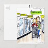 Walrus Diepvriesafdeling Grappig Briefkaart (Voorkant / Achterkant)
