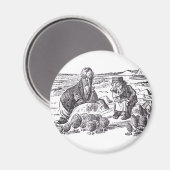 Walrus en Carpenter 2 Magneet (Voorkant / Achterkant)