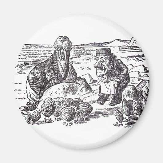 Walrus en Carpenter 2 Magneet (Voorkant)