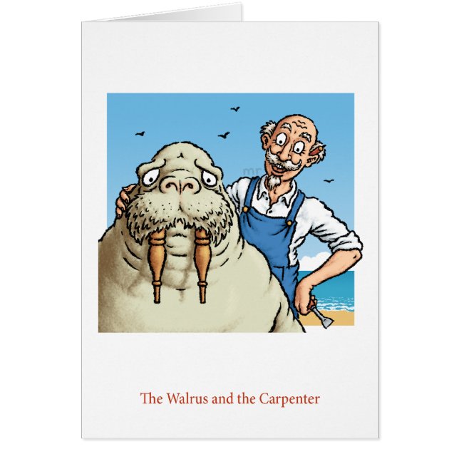 Walrus en Carpenter Card (Voorkant)