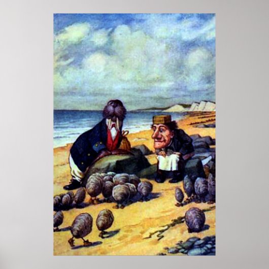 Walrus en het Carpenter-Poster Poster (Voorkant)